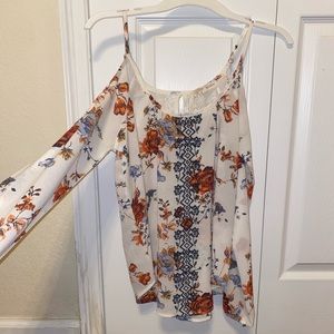 Rewind floral long sleeve blouse